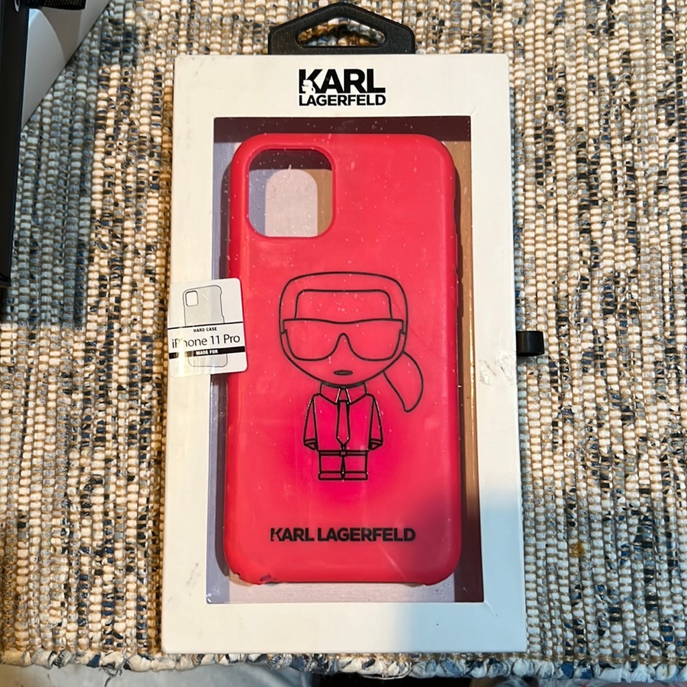 Karl Lagerfeld iPhone 11 Pro case pink